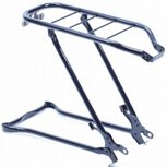 bagagedrager met klapstandaard omafiets 26 inch zwart