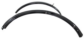 spatbordenset 24 x 2.10 inch staal zwart 2-delig