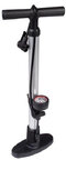 staande pomp met mamometer 58 cm aluminium zwart/grijs