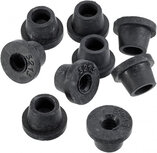 pomprubbers 4 mm rubber zwart 10 stuks - 3213