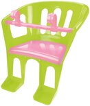 poppenzitje 23 x 23 x 27 cm groen/roze