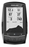 fietscomputer GPS-navigatie oplaadbaar 2,6 inch zwart