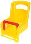 poppen-fietszitje meisjes 29 cm geel