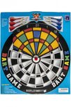 dartbord Safety met 6 plastic pijlen 45 cm