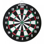 dartbord dubbelzijdig met 6 steeltip dartpijlen