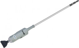 zwembadstofzuiger oplaadbaar 239 cm USB aluminium grijs