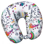 reiskussen Unicorn 30 x 27 cm polyester wit