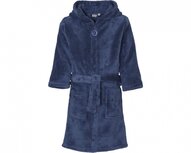 badjas junior polyester donkerblauw maat 170/176