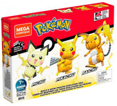 bouwset Pikachu Evolution junior geel 621-delig