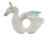 nekkussen zwaan junior 39 x 29 cm wit/groen