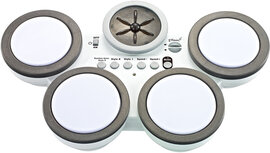 elektronische drum Music junior 39 x 24 x 7,5 cm wit/grijs