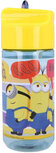 drinkfles Minions junior 430 ml 18 cm tritan geel/blauw