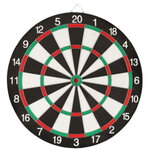 dartbord Diana junior 40 cm sisal/staal 5-delig