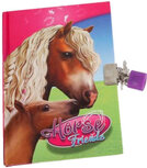 dagboek junior karton/papier roze 8-delig
