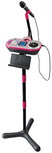 podiummicrofoon Kidi Super Star 130 cm roze/zwart