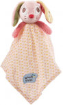 knuffeldoekje Hopsalie konijn 38 x 38 cm katoen roze