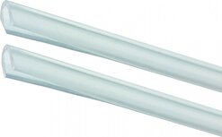 deurbeschermstrips PVC transparant 65 cm 2 stuks
