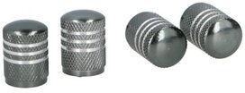ventieldoppen AV aluminium zilvergrijs 4 stuks