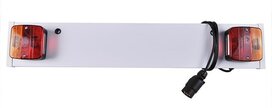verlichtingsbalk 80 x 14 cm wit