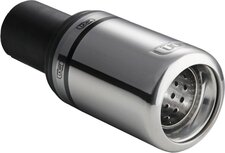 uitlaatsierstuk Type 2 rond 50 mm 20 cm RVS zilver