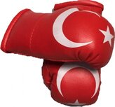 mini bokshandschoenen Turkije 10 cm rood