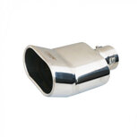 uitlaatsierstuk DTM 220 mm RVS zilver