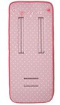 inlegkussen kinderwagen girl 80 x 35 cm roze