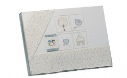 laken set kinderwagen beige 3-delig