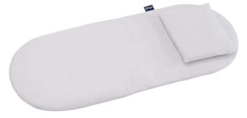 inlegmatras 70 x 29 x 3 cm polyester/katoen wit