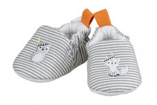 babysloffen Foxy junior 30-34 cm polykatoen zwart/wit