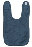 slabbetje Steel junior 30 x 21 cm polykatoen navy