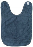 slabbetje Steel junior 45 x 30 cm polykatoen navy