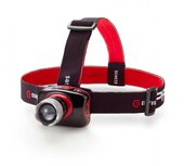 hoofdlamp 3 standen 5,5 cm zwart/rood