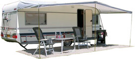 universele caravanluifel 660 x 240 cm polyester grijs