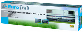 caravan opbergtochtstrook 500 x 60 cm polyester grijs