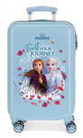 handbagagetrolley Frozen II 33 liter hardcase lichtblauw