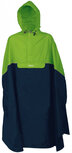 fietsponcho Trento polyamide groen/blauw maat XS/S