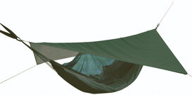 hangmat Travel 275 x 140 cm polyester/mesh groen
