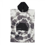 reishanddoek Tie Dye 78 x 110 cm polyester zwart/wit