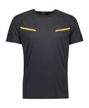 T-shirt heren polyester antraciet maat XXL
