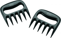 barbecuevorken Pulled Pork polycarbonaat zwart 2 stuks