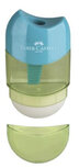 puntenslijper- en gum turquoise/groen