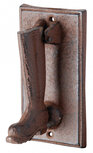 deurklopper laars 15,9 x 9,5 cm gietijzer bruin