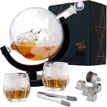 karaf Globe 1500 ml glas transparant 11-delig