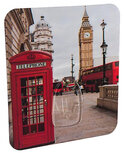 ophanghaak Magic Hook London 8 x 1,5 x 9 cm rood/bruin