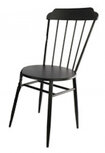 bistrostoel Florus 46 x 90 cm staal zwart