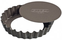 taartvorm Asimetria 10 cm carbonstaal bruin 4 stuks