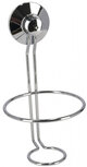 f&ouml;hnhouder 10 x 10 x 19,5 cm staal zilver