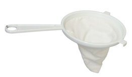 zeef 13,5 cm katoen wit