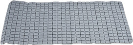 douchemat antislip 69 x 39 cm PVC grijs